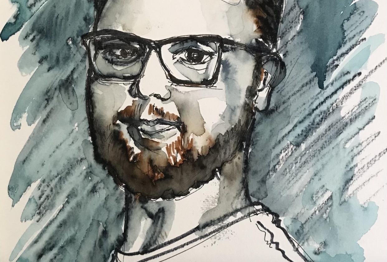 Sketching Portraits - student project