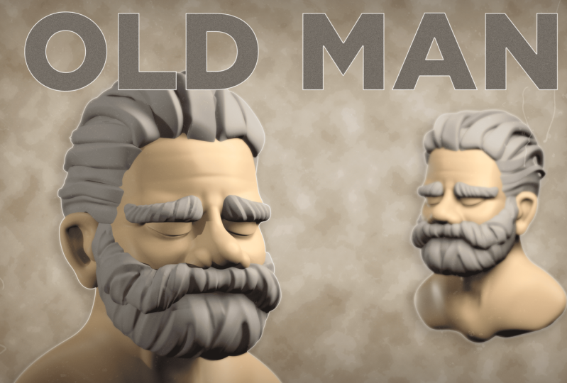 OLD MAN | Zbrush Character Sculpting