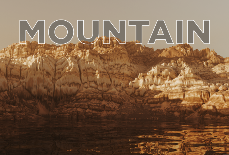 Mountain | Procedural Mountain in Gaea