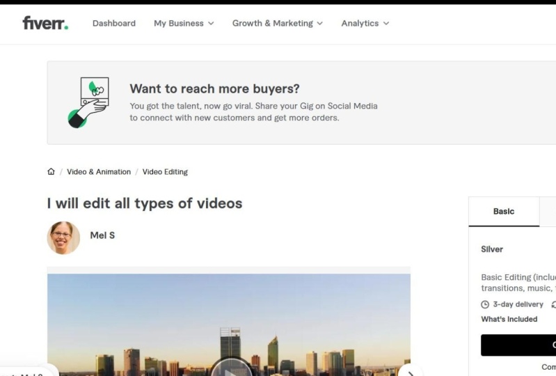Fiverr Profile