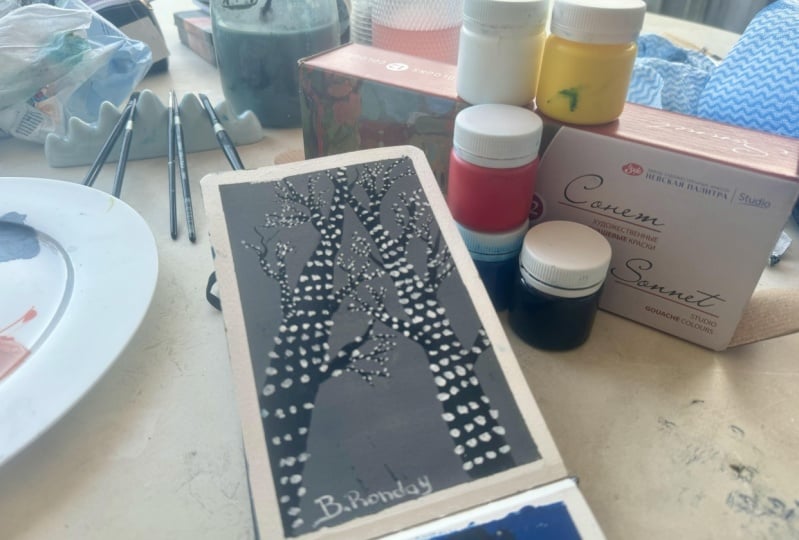 Back to gouache 15 days