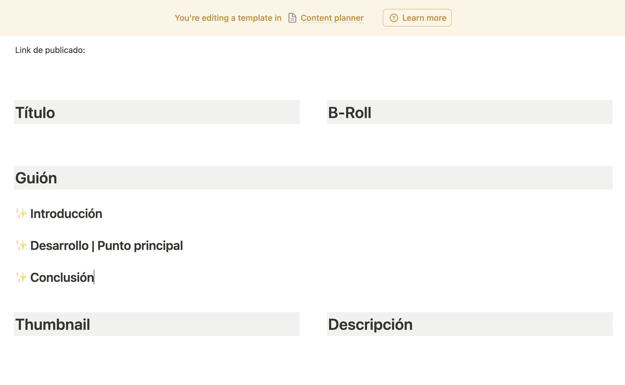 My script template - student project