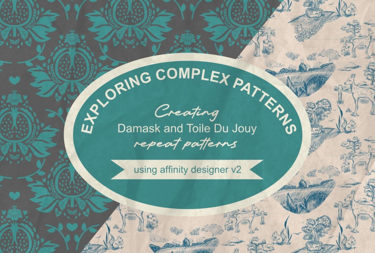 My Damask and Toile Repeats - student project