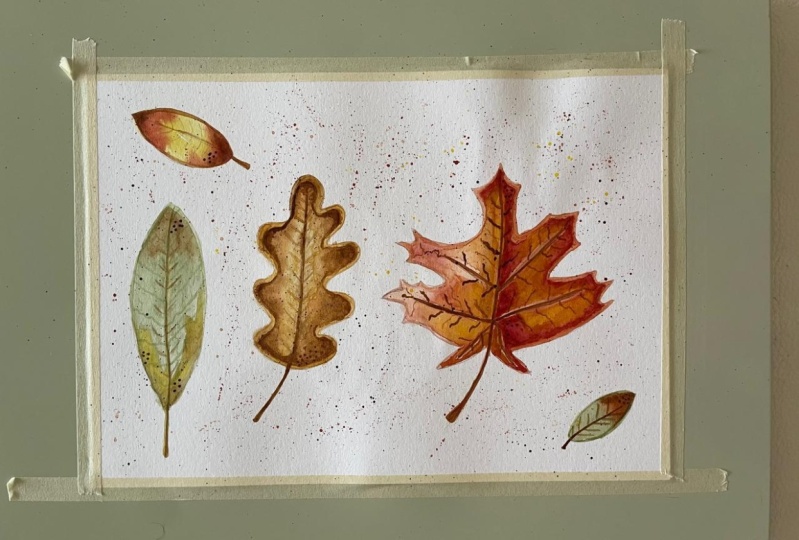 Easy autumn leaves