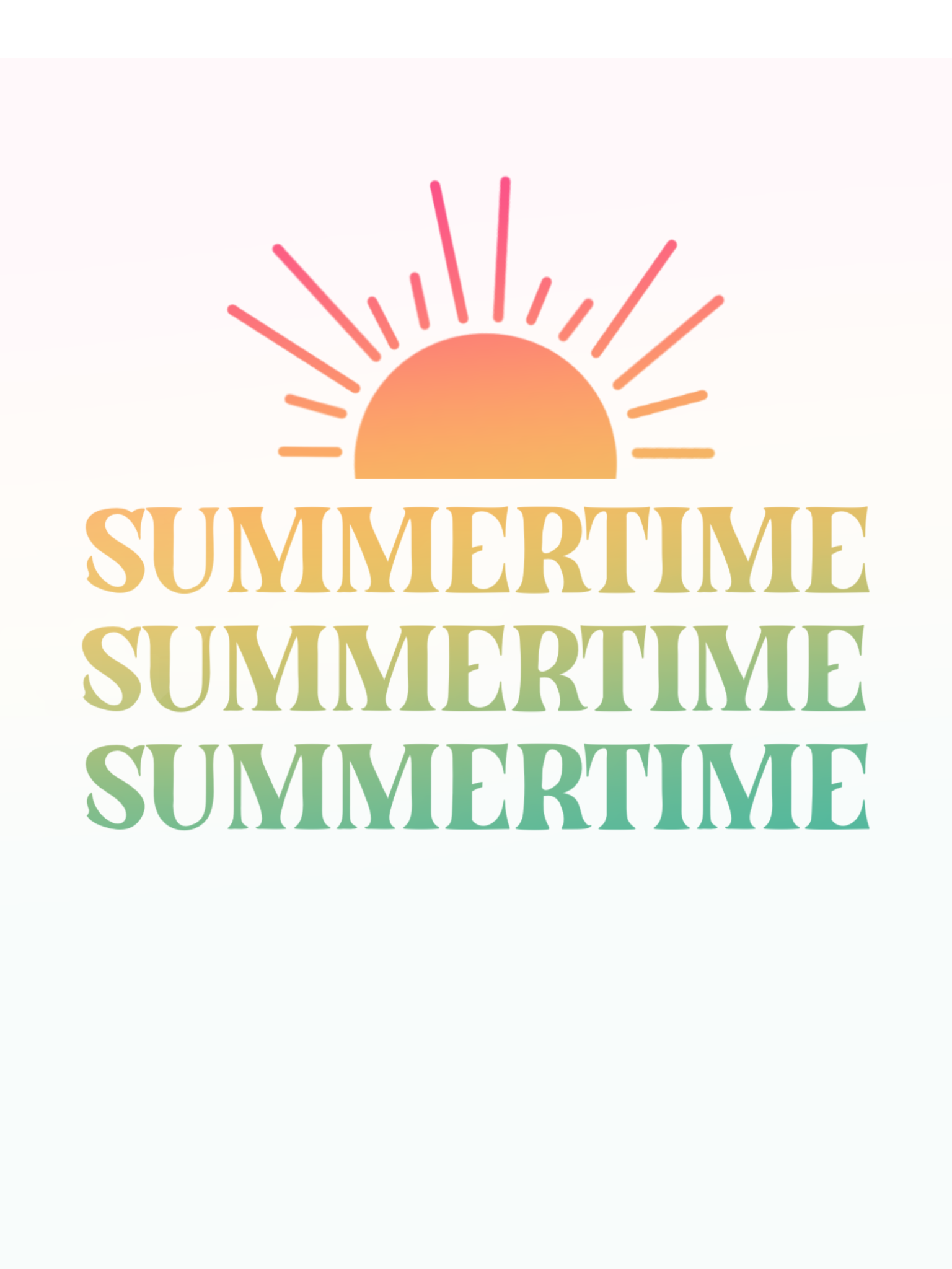 Summertime t-shrt design - student project