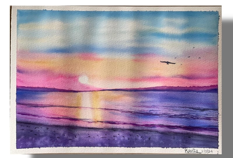 Watercolor techniques by dhriti
