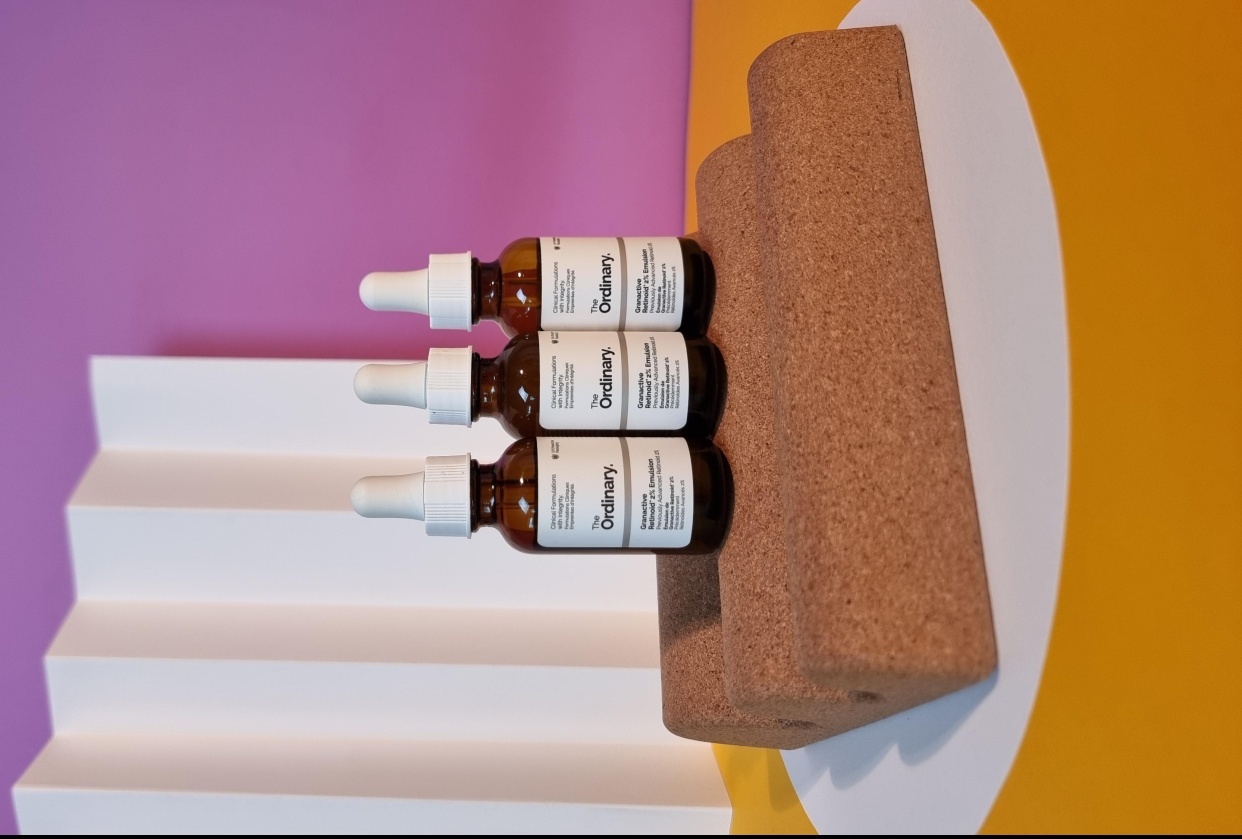 Skincare product photography - student project