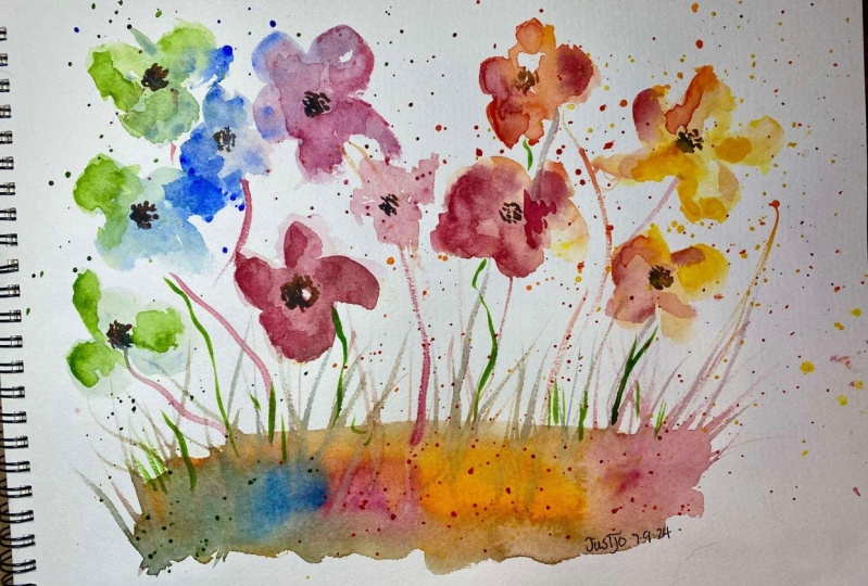 Rainbow Flowers plus 3!