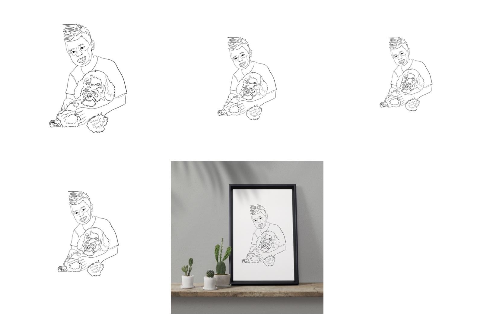 my first printables for a client - student project