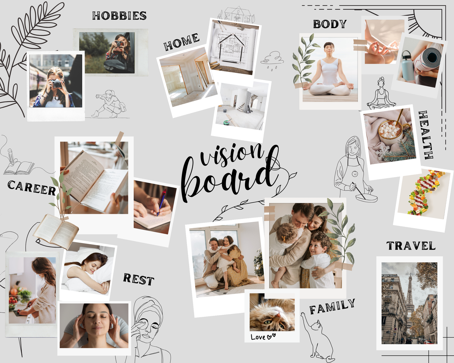 My vision board - student project