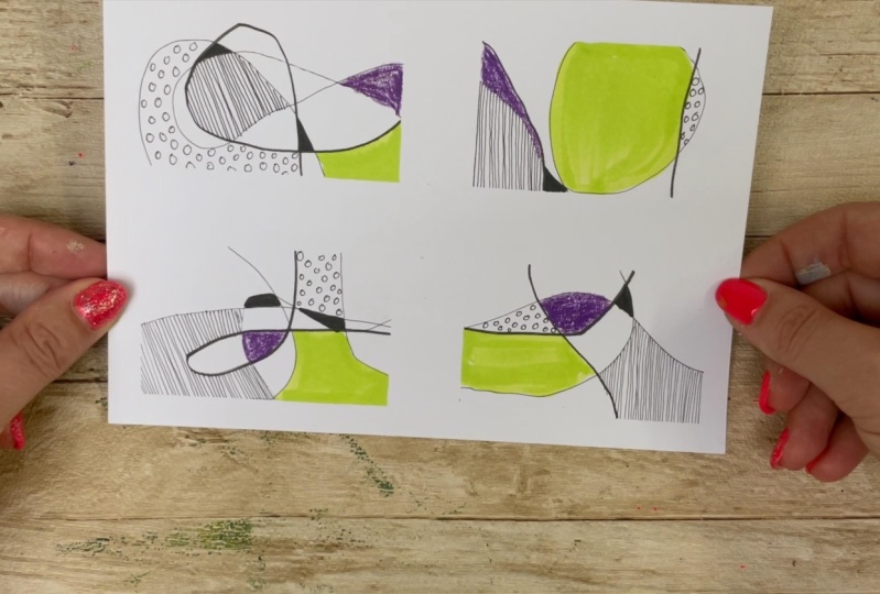 Mindful Grid Art Methode 1