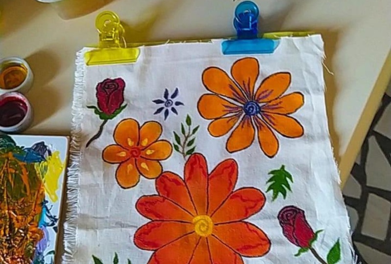 Projeto Curso de pintura em tecido