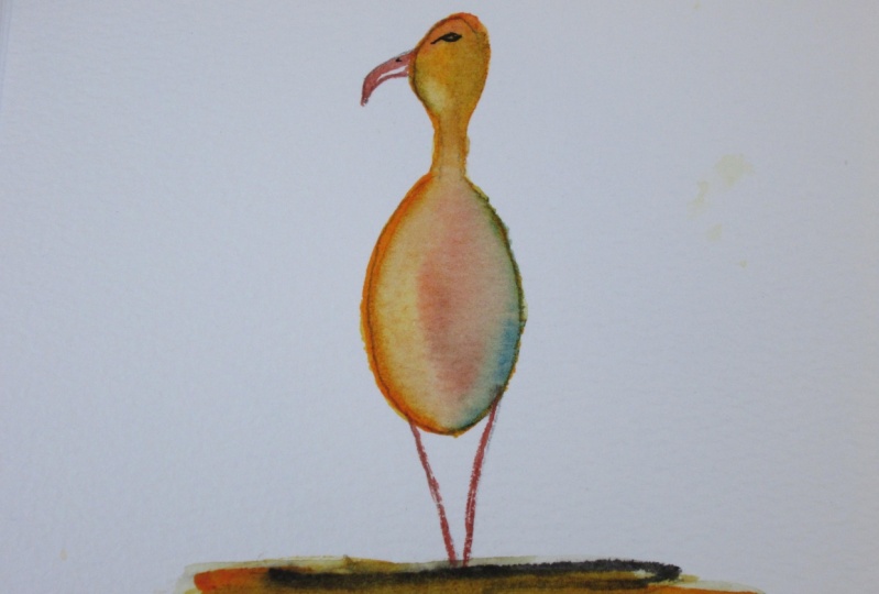 Golden Crane with Attitude!