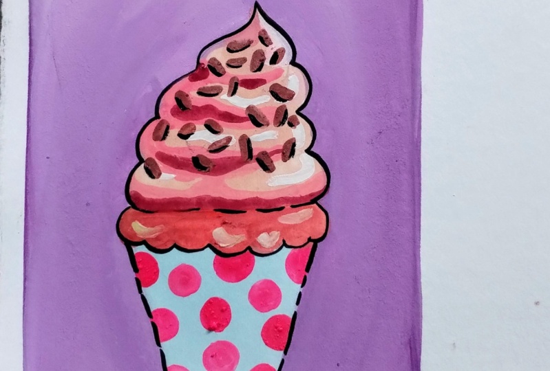 Vibrant posca marker art Neha