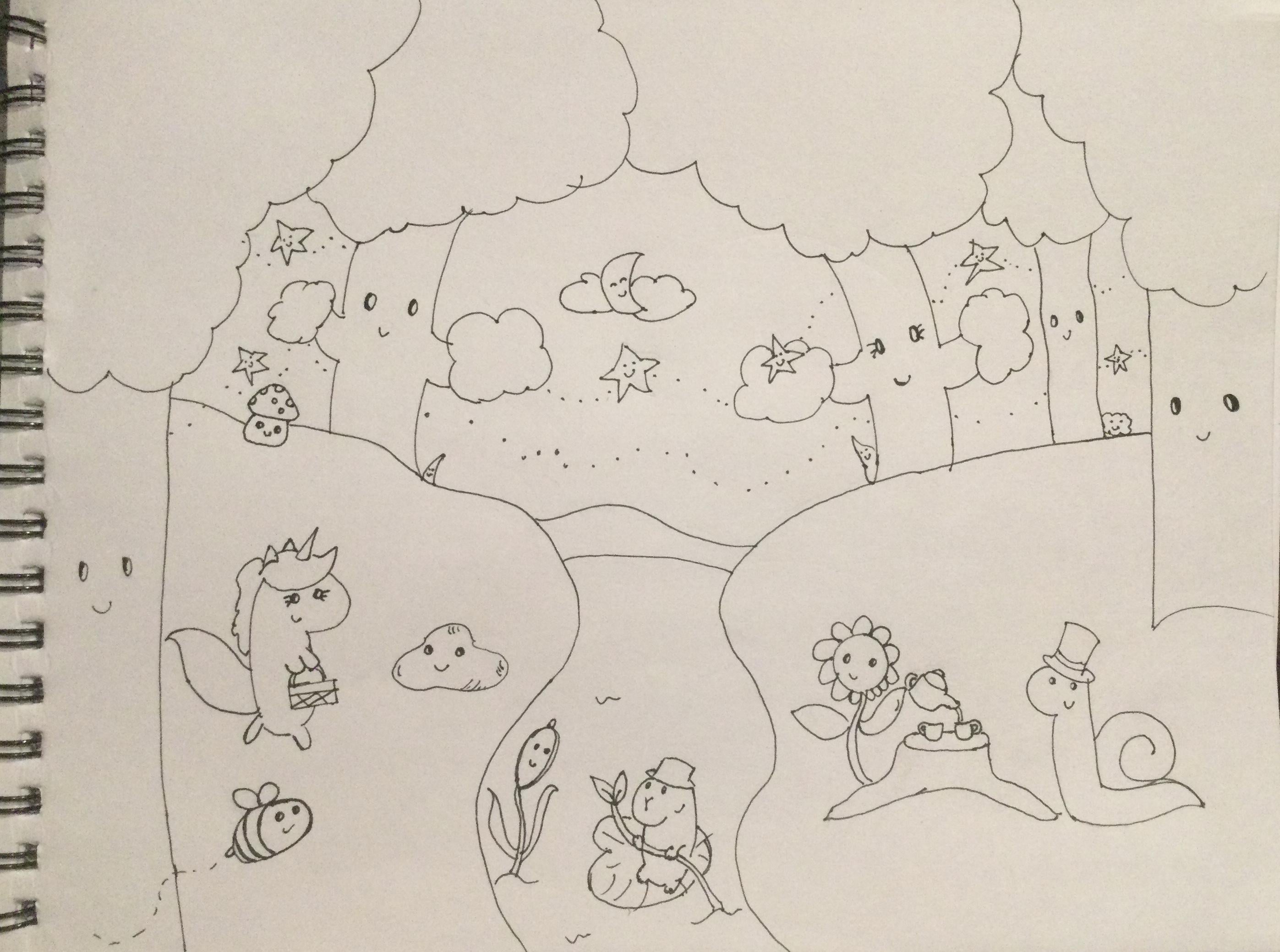 Enchanted forest - student project