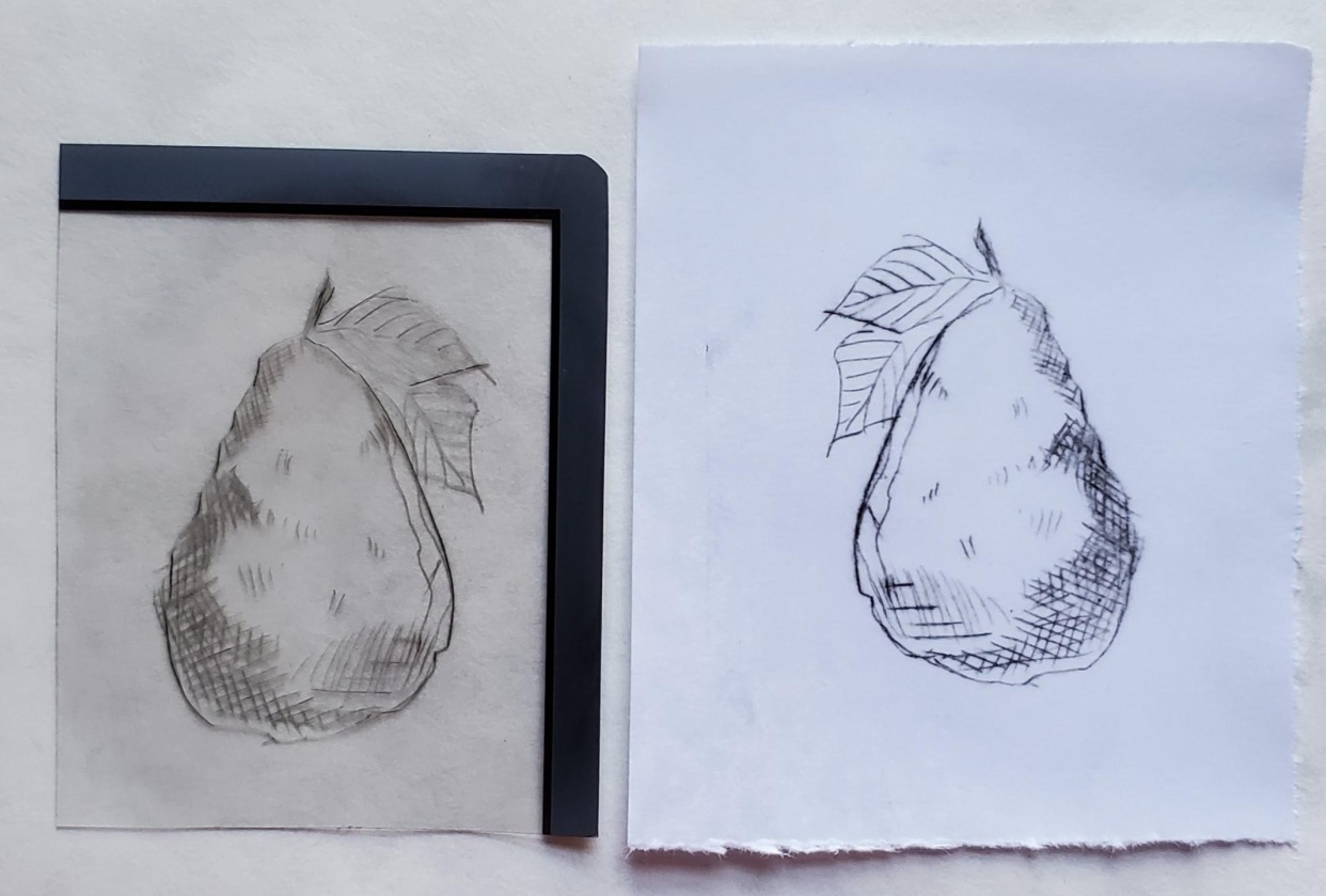 Impromptu Etching - student project