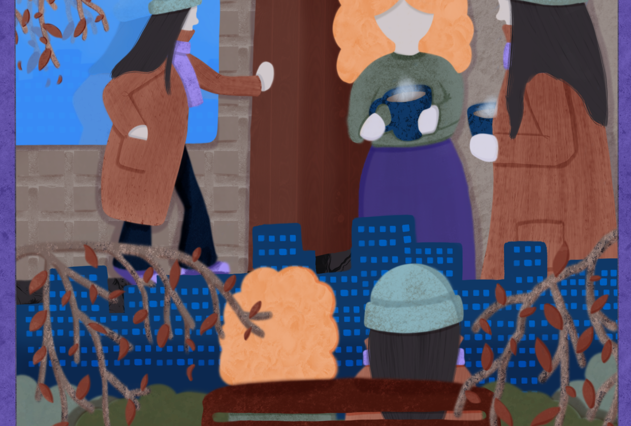 Autumn coffee - student project