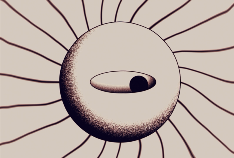Moon eye loop animation