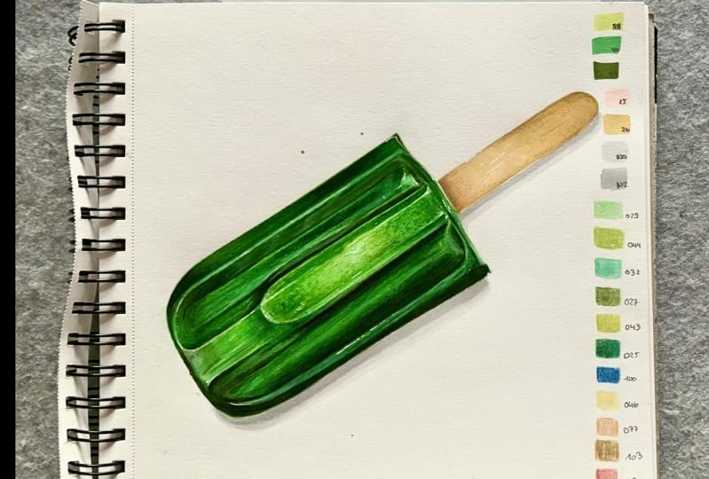 Class - Markers and colored pencils