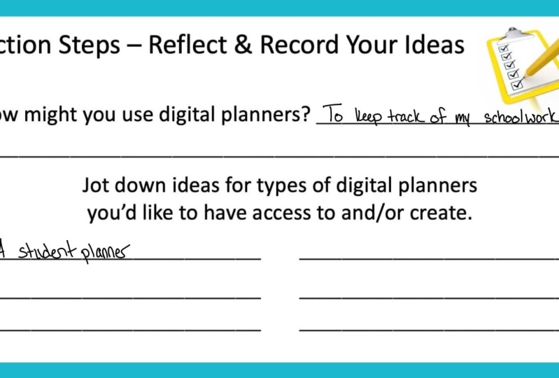 Introduction to Digital Planners - project