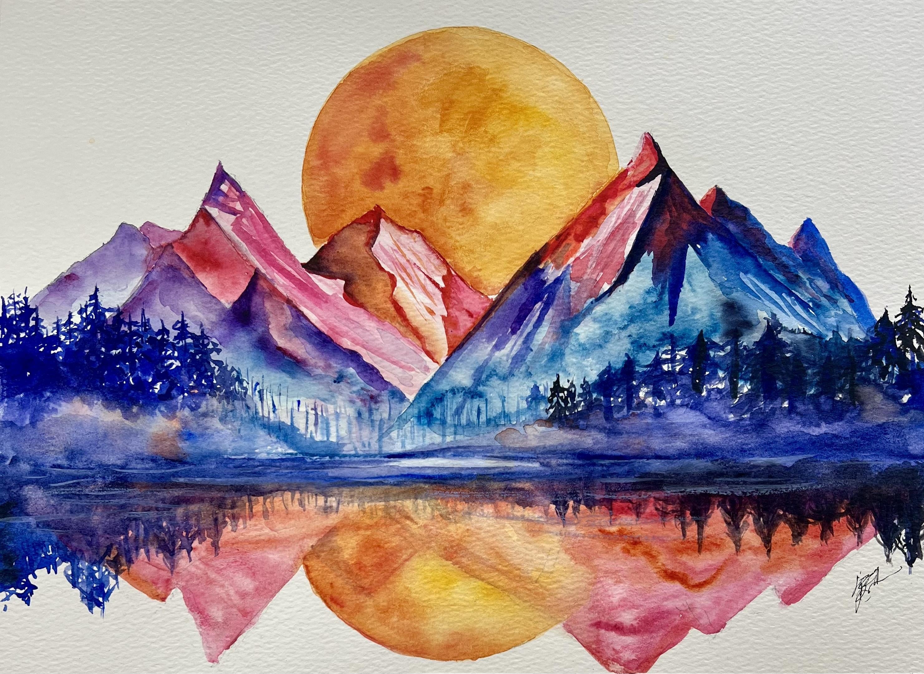 Mountainous mess - student project