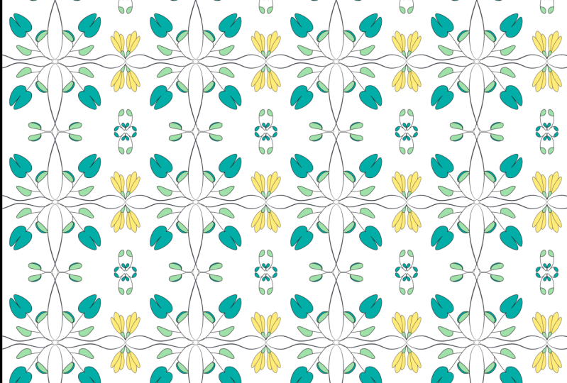 Bauhinia pattern