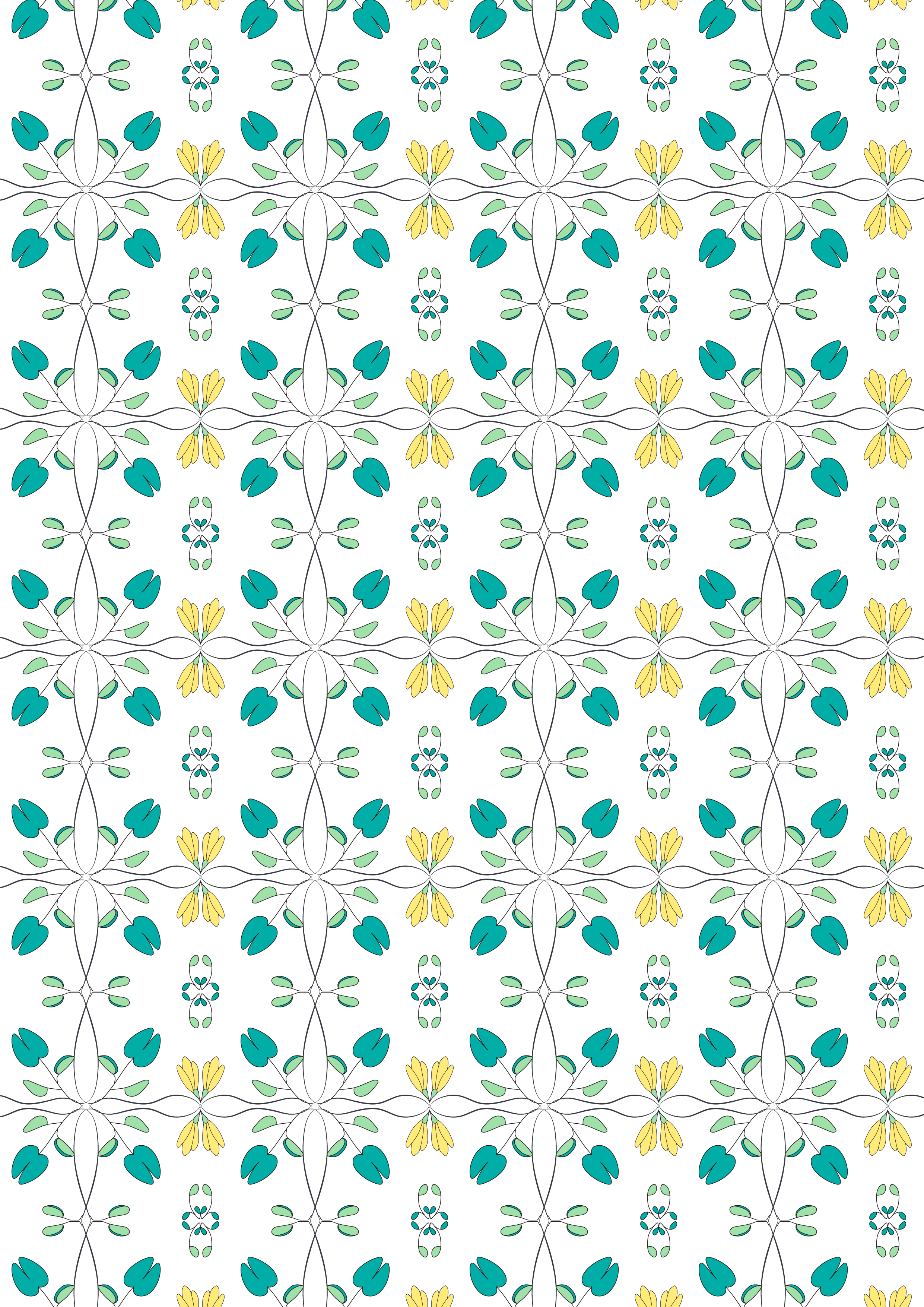 Bauhinia pattern - student project