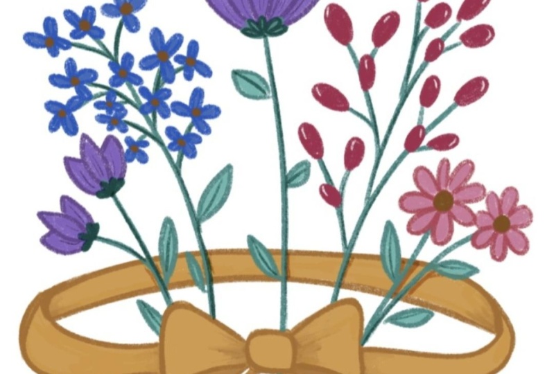 Ribbons and Flowers