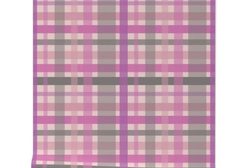 Pink & Grey Plaid wallpaper