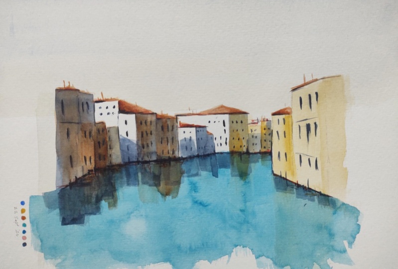 Venice watercolour - A class with Nadine Dudek