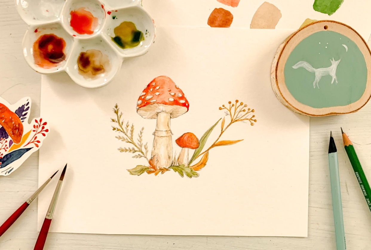 Sample Project Woodland Mushrooms - student project