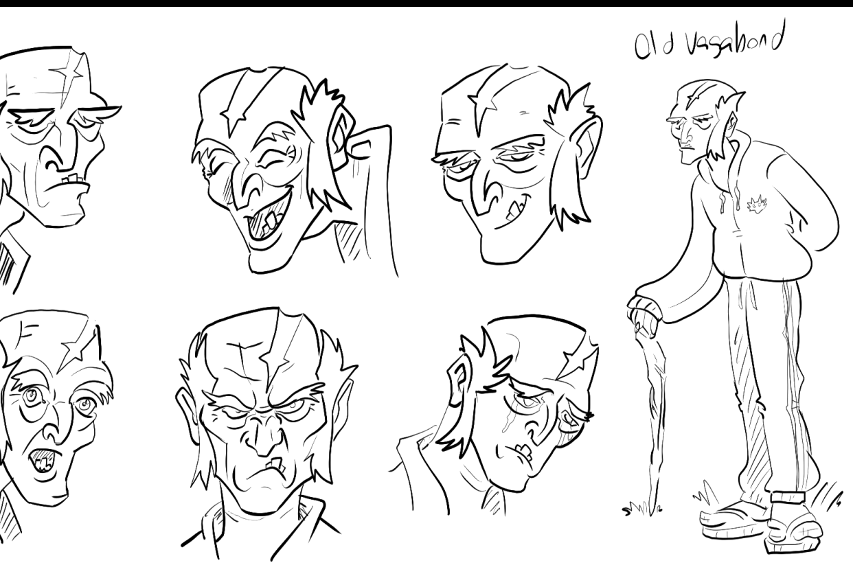 Old Vagabond character exploration