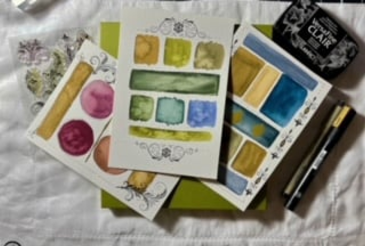 Color Palette with Flourishes - student project