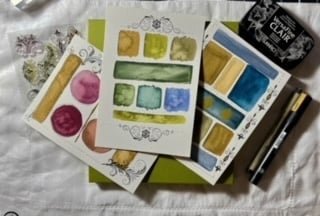 Color Palette with Flourishes - student project