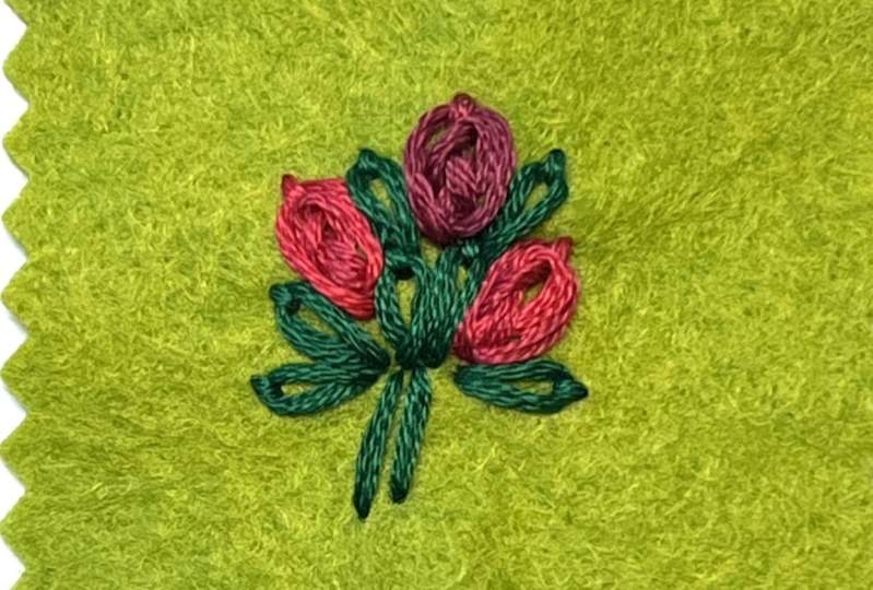 Oyster Stitch Bouquet