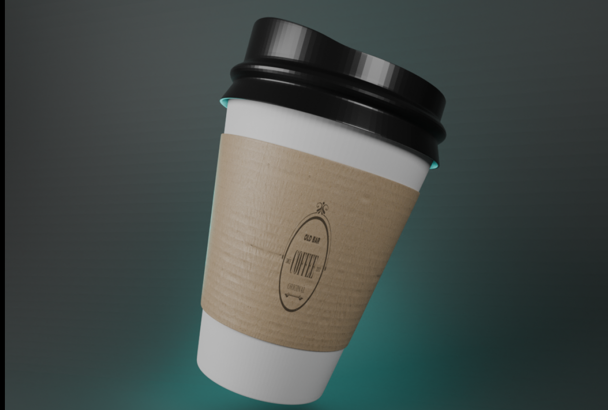 Coffee Cup 3d - student project