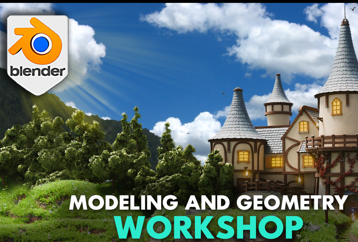 Blender 4 Modeling and Geometry Node Workshop - student project
