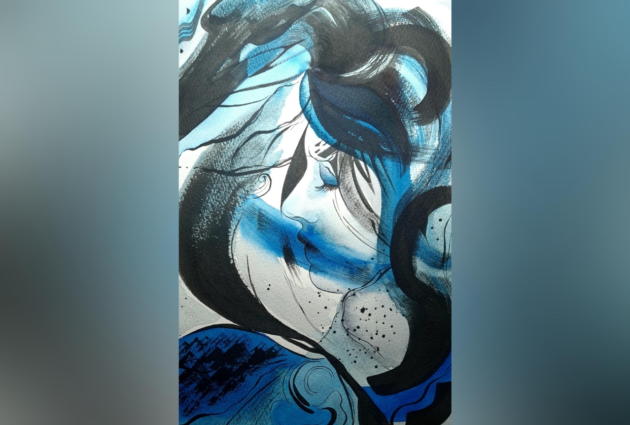 Abstract Portrait - student project