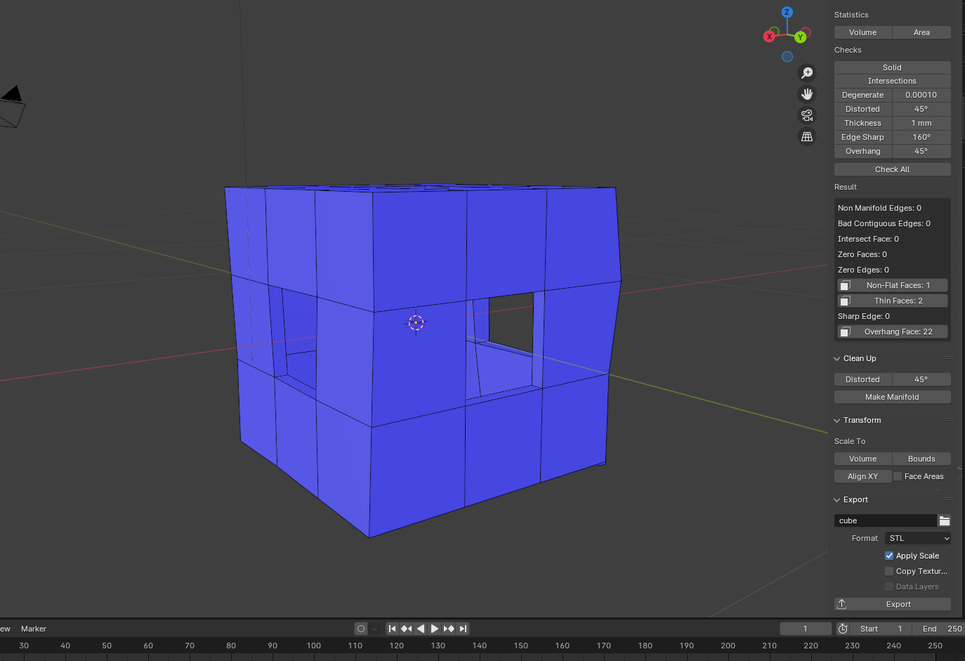 Cube - student project