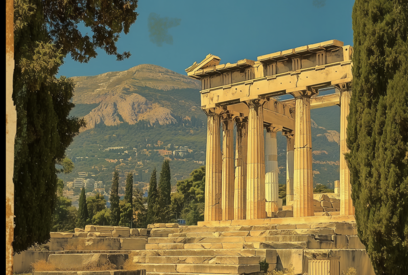 Travel Poster Athens