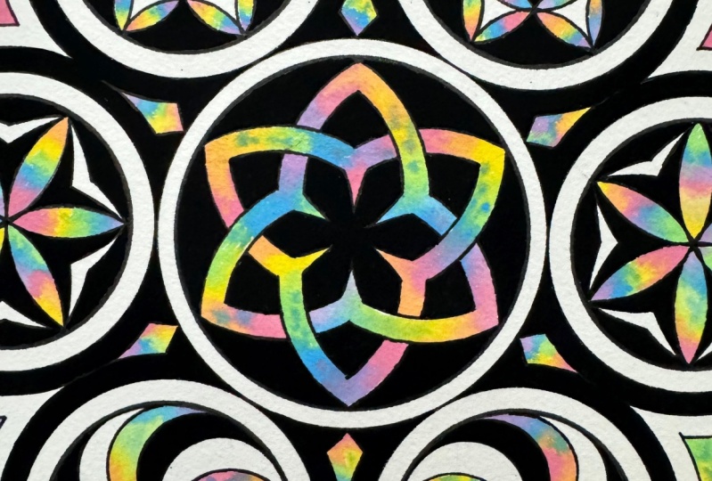 Geometric Roundel from a Stone Carving in Türkiye