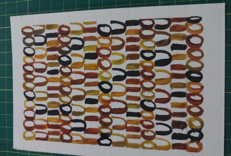 Watercolor lettering