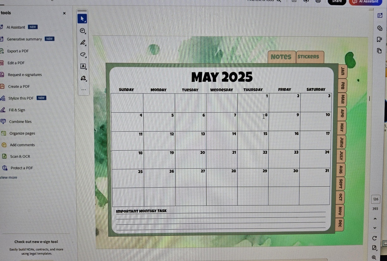 Planner - student project