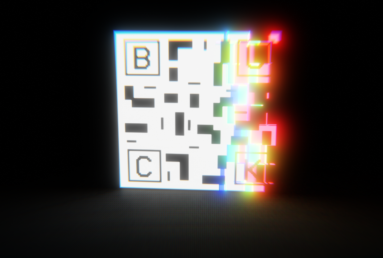 Pixel Glitch Scan Animation Of Logo - student project