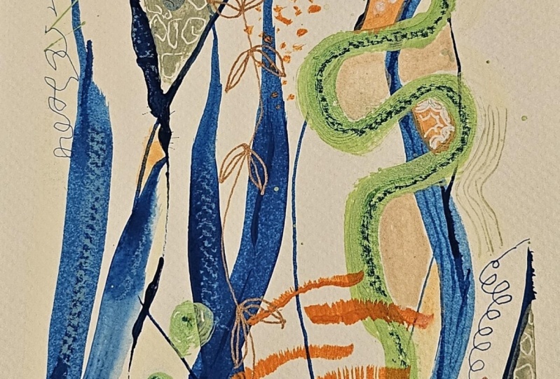 Two "Faux Mat" Abstracts