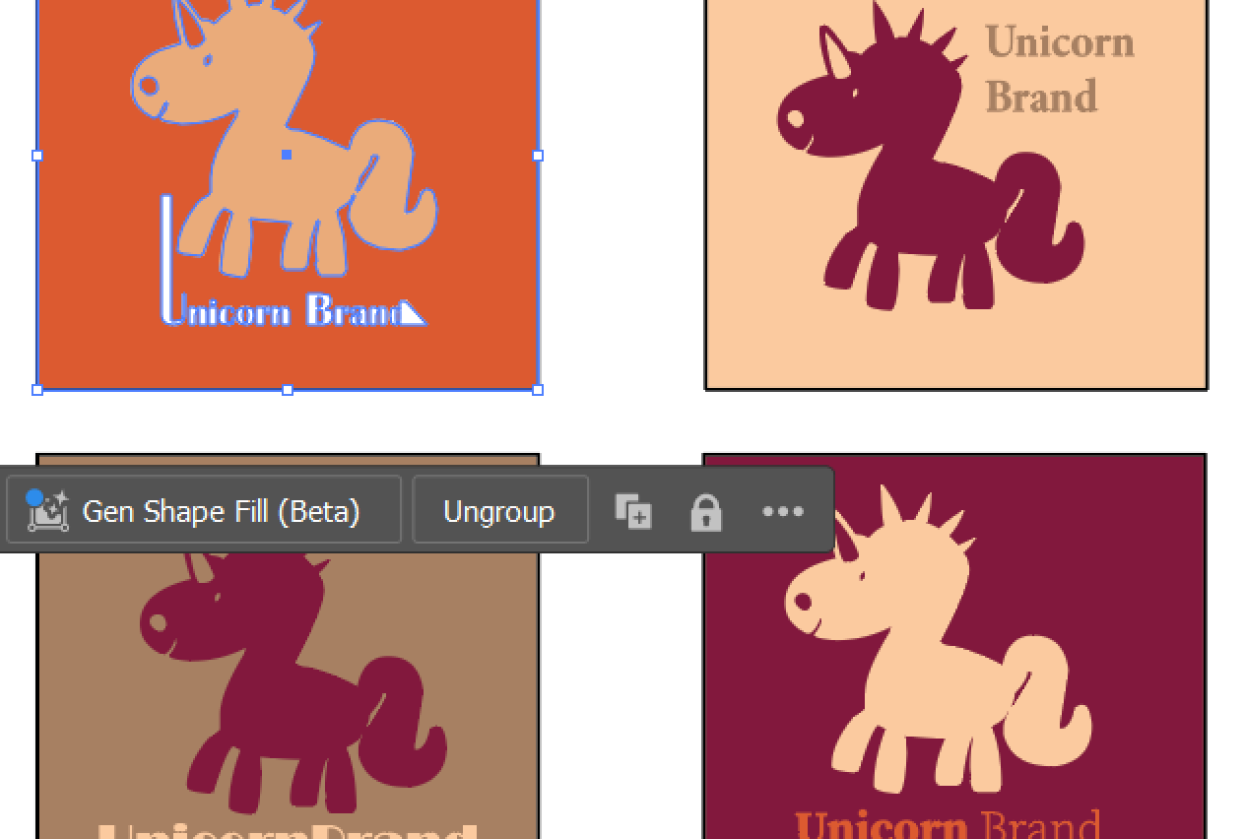 Unicorn brand - student project
