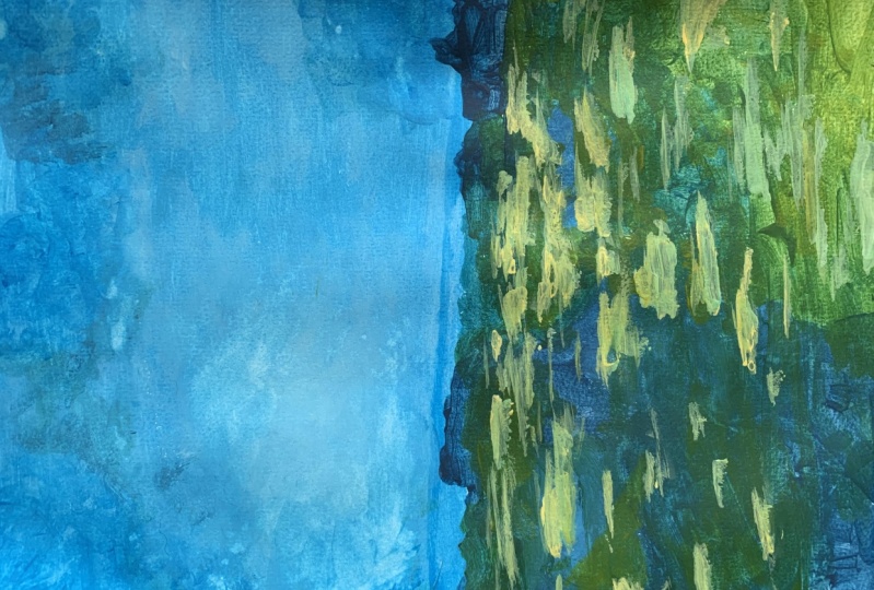Abstract Acrylic Landscape