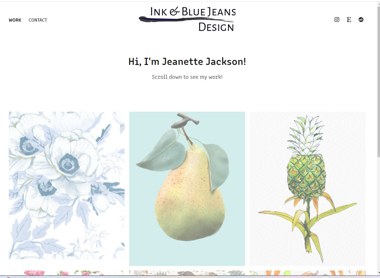 Portfolio Site - student project