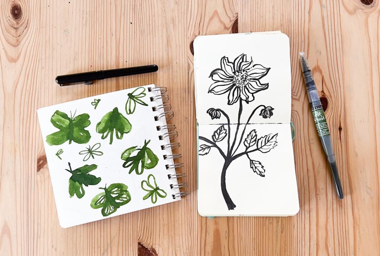 Sketchbook Experimentation and Play - student project