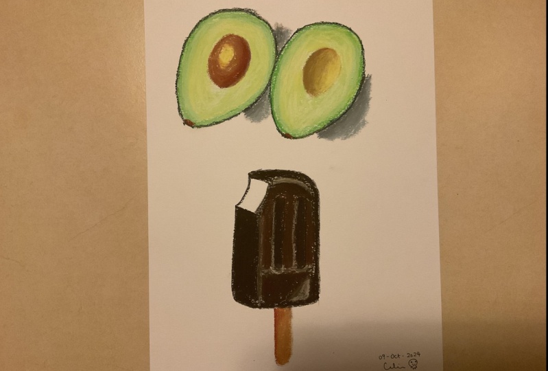 Avocado & Ice cream
